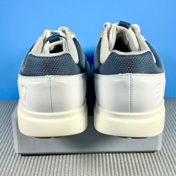 FootJoy Contour Casual Spikeless Golf Shoes (NEW Men's 10 white navy 54374) - Picture 6 of 6